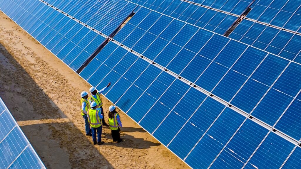 worlds largest solar energy plant begins to take shape in abu dhabi